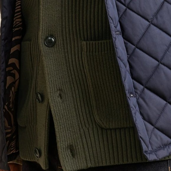 Banana Republic Organic Cotton Shawl-Collar Ribbed Cardigan - Picture 2 of 13